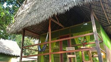 Standard Bungalow, Balcony, River View | Outdoor dining