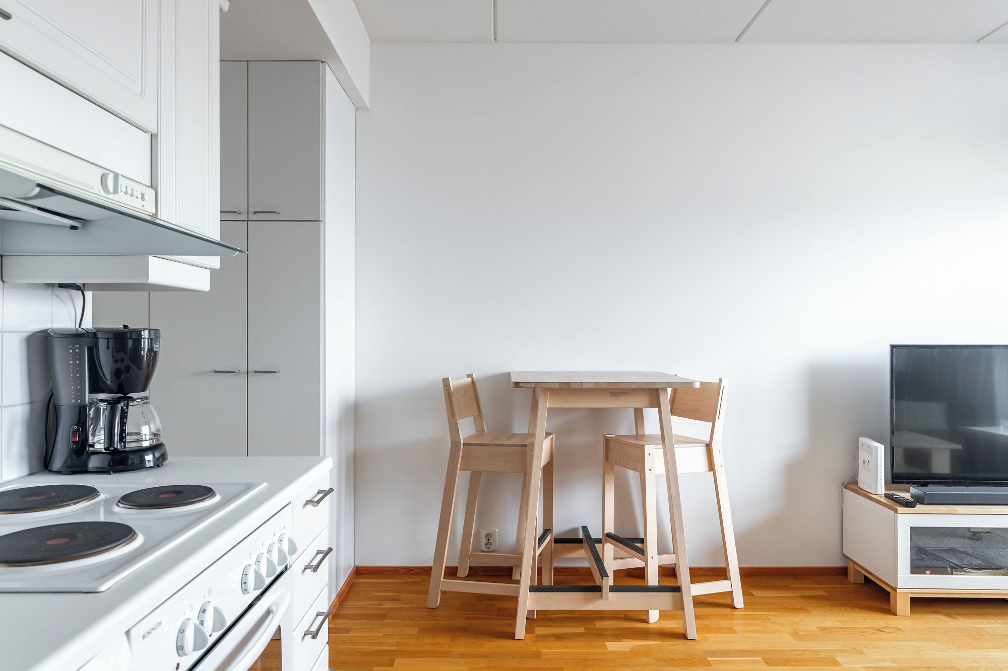 Spiseområde på rommet