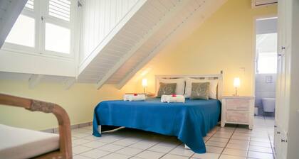 Villa Ladouchka 3 étoiles, loft créole jusqu'à 7 pers. Entre randos et plages.