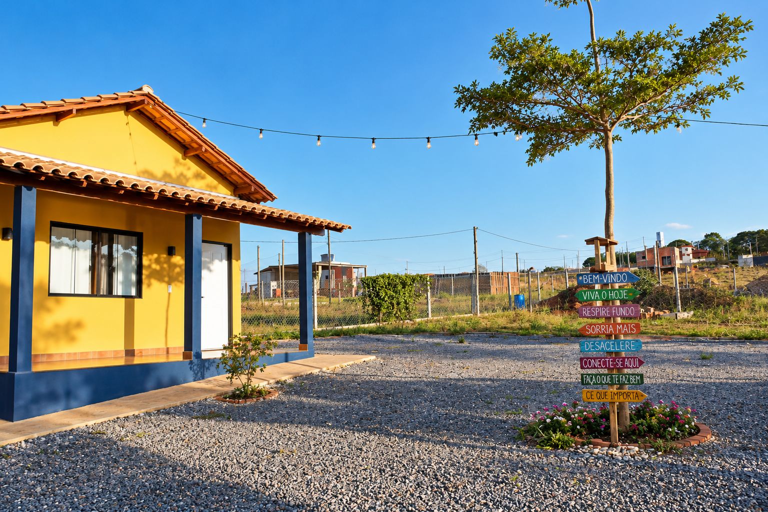 Façana frontal de l'allotjament