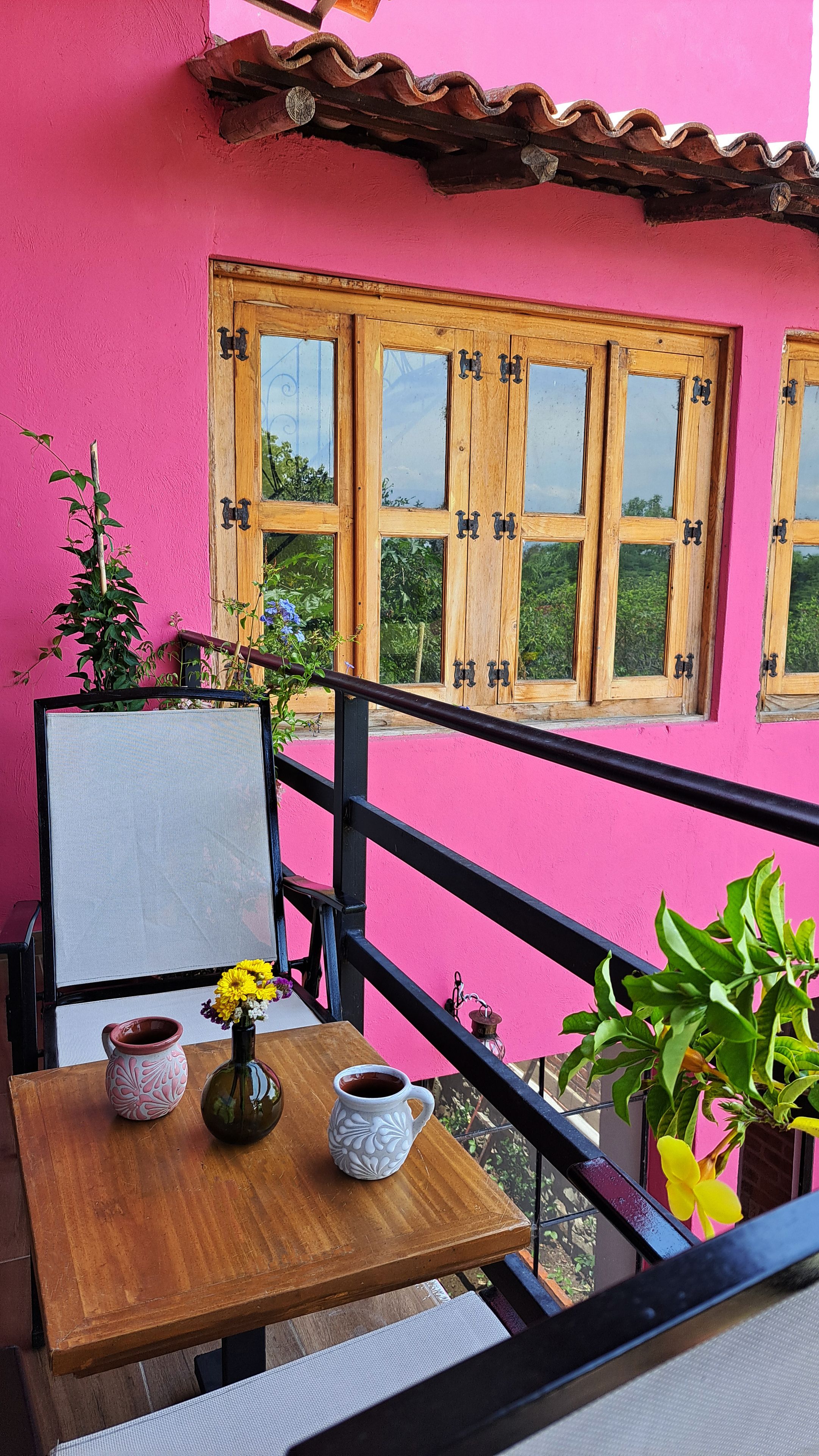 Double Room, Balcony, Garden View | Outdoor dining