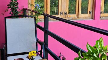Double Room, Balcony, Garden View | Outdoor dining