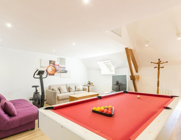 Games room - House with pets allowed - ppl. (Le Vast)