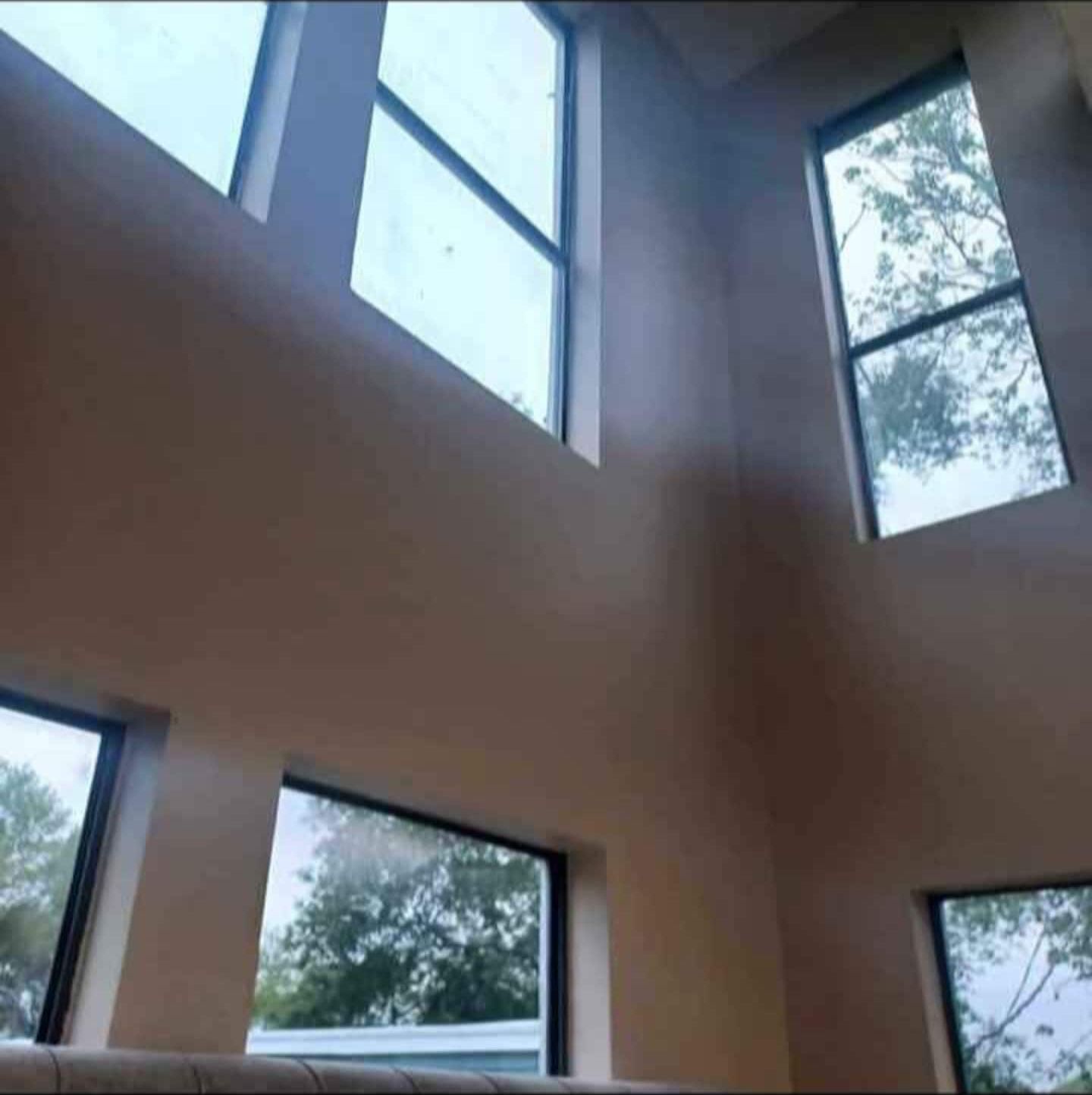 Windows 2 stories over the bunks