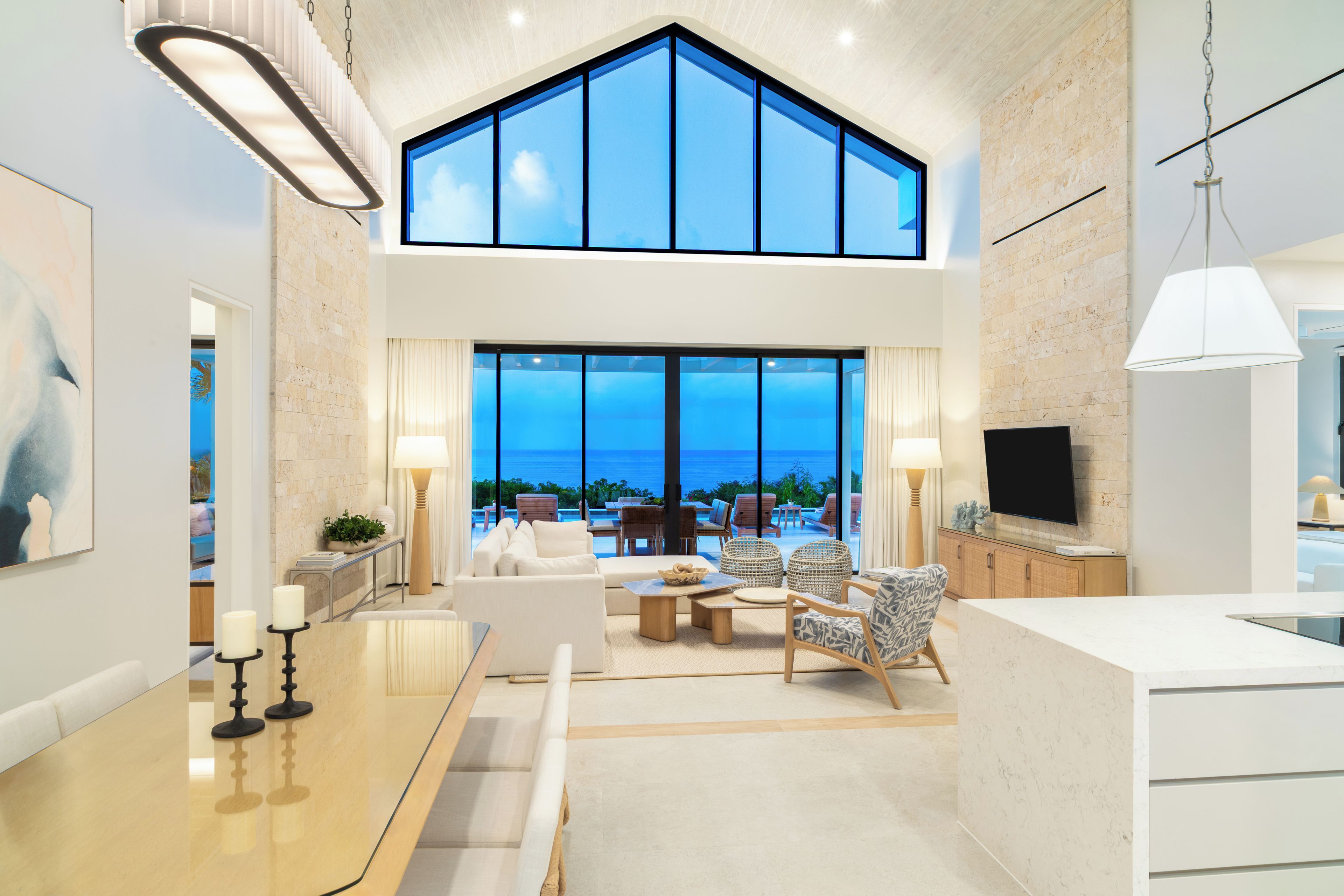 Luxury Villa, 4 Bedrooms, Private Pool, Ocean View | Living area