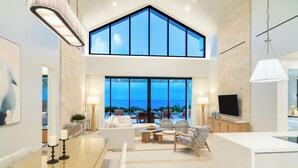 Luxury Villa, 4 Bedrooms, Private Pool, Ocean View | Living area - FORGET-ME-NOT (Blue Mountain Road)