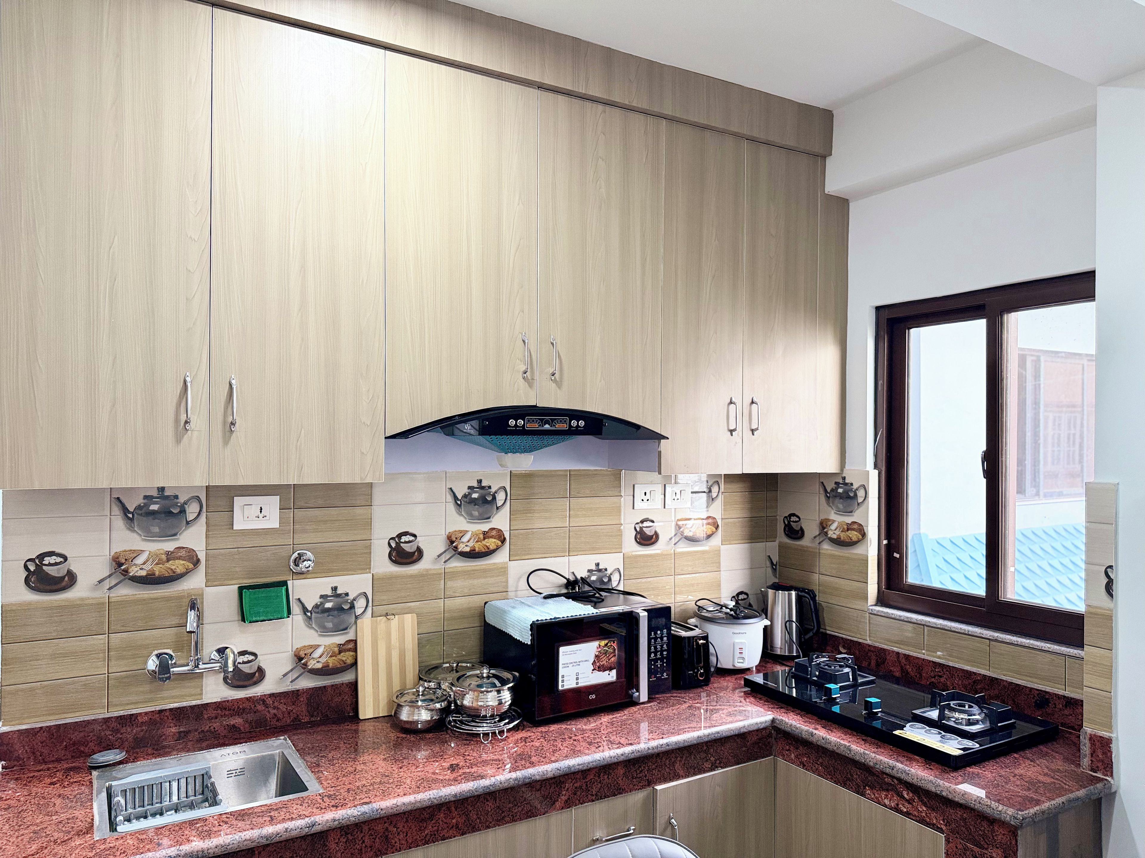 Apartment, Balcony, City View | Private kitchen
