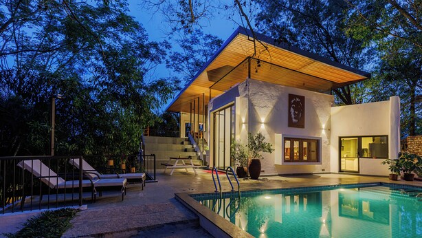 Front of property - Valyria Estate Hilltop Pool Villa Bannerghatta (Bengaluru)