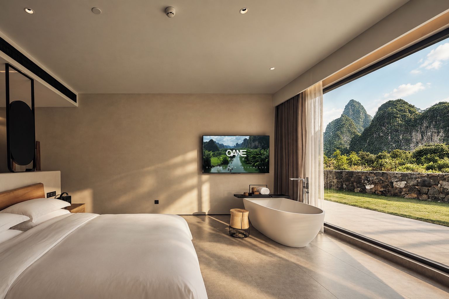 Basic Double Room, Mountain View | Deep soaking bathtub