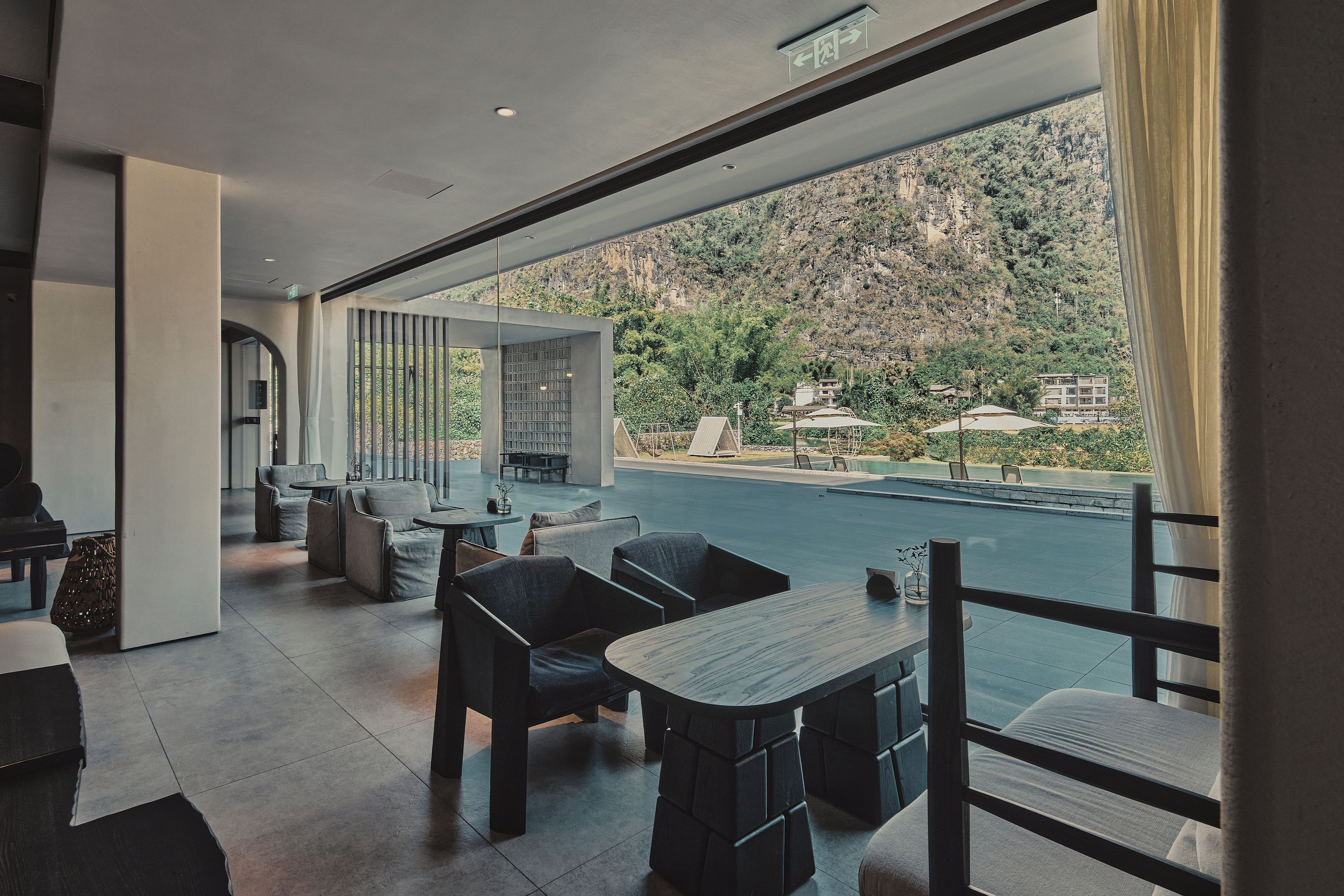 Lobby sitting area
