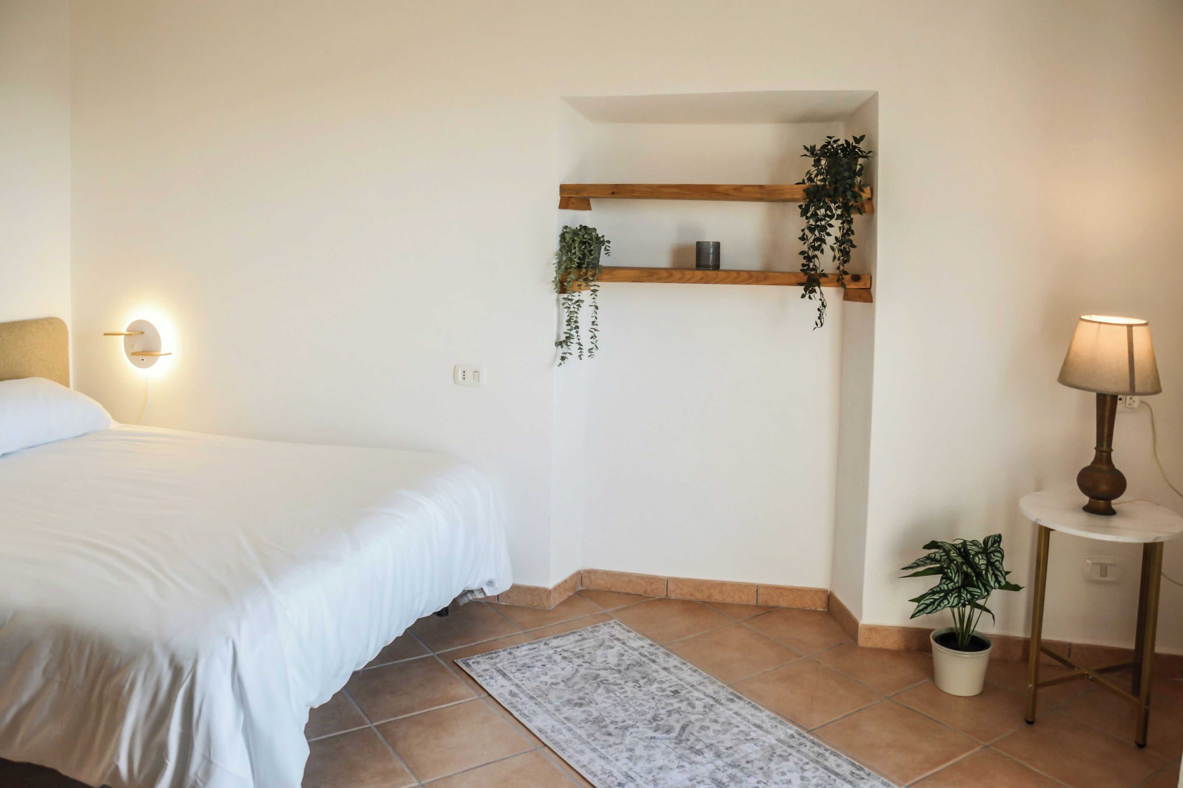 Apartemen, balkon, pemandangan kota