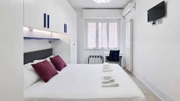 アパートメント (1 Bedroom) | 1 室のベッドルーム、アイロン / アイロン台、ベビーベッド、ベッドシーツ