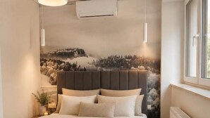 Apartment, Balkon, Bergblick
