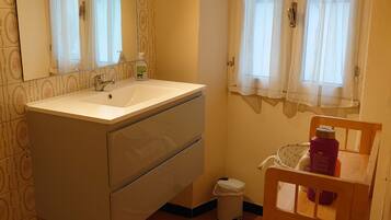 Sèche-cheveux, serviettes fournies, papier toilette
