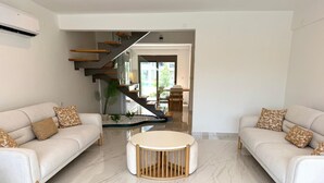Family Villa, Balcony, Sea View | Living area - LUNA MARE REZİDANS (FİNİKE)