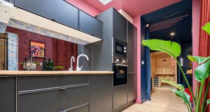 Private Movie Theater & Sauna: A Unique Suite for Two, Just Outside Lille