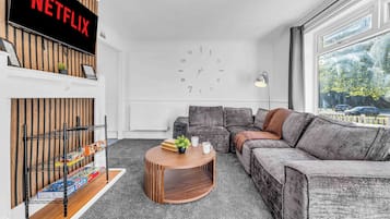 Smart TV, video games, books, video library