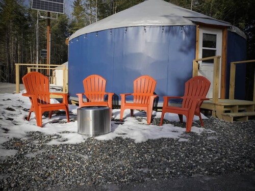 The Penobscot Glamping Yurt in Bethel, Maine
