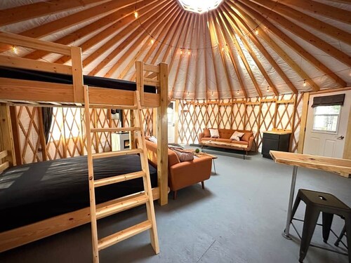 The Magalloway Glamping Yurt in Bethel, Maine