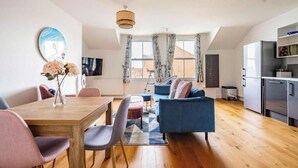 Living area - Modern Cromer Coastal Flat (Norfolk)