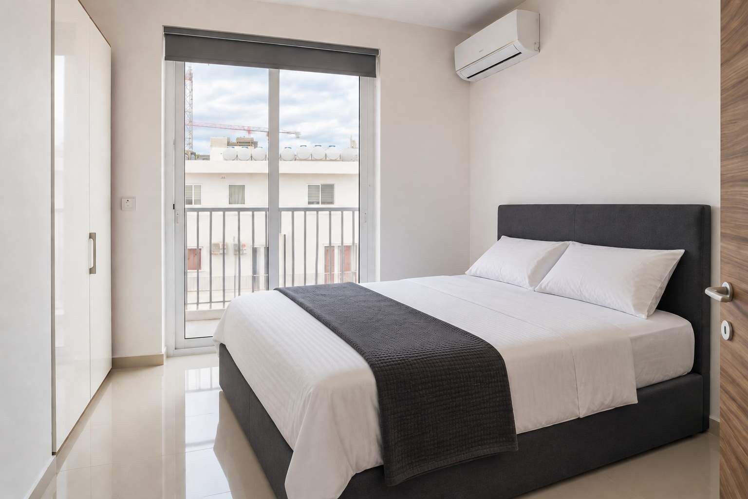 Desk, iron/ironing board, travel cot, free WiFi