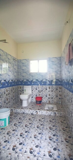 Douche, serviettes fournies