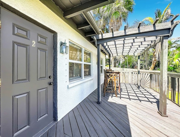 Your front door opens to a charming retreat where coastal style meets artistic character.