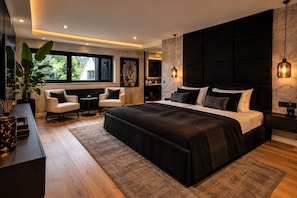 Luxury-Apartment, Hügelblick | Bügeleisen/Bügelbrett, kostenloses WLAN