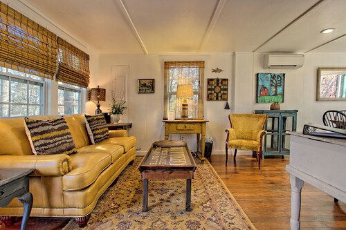 Nestled in the woods<br><br>Open the door to a wonderful collection of brightly colored country primitive furniture and folk art that is sure to delight you.