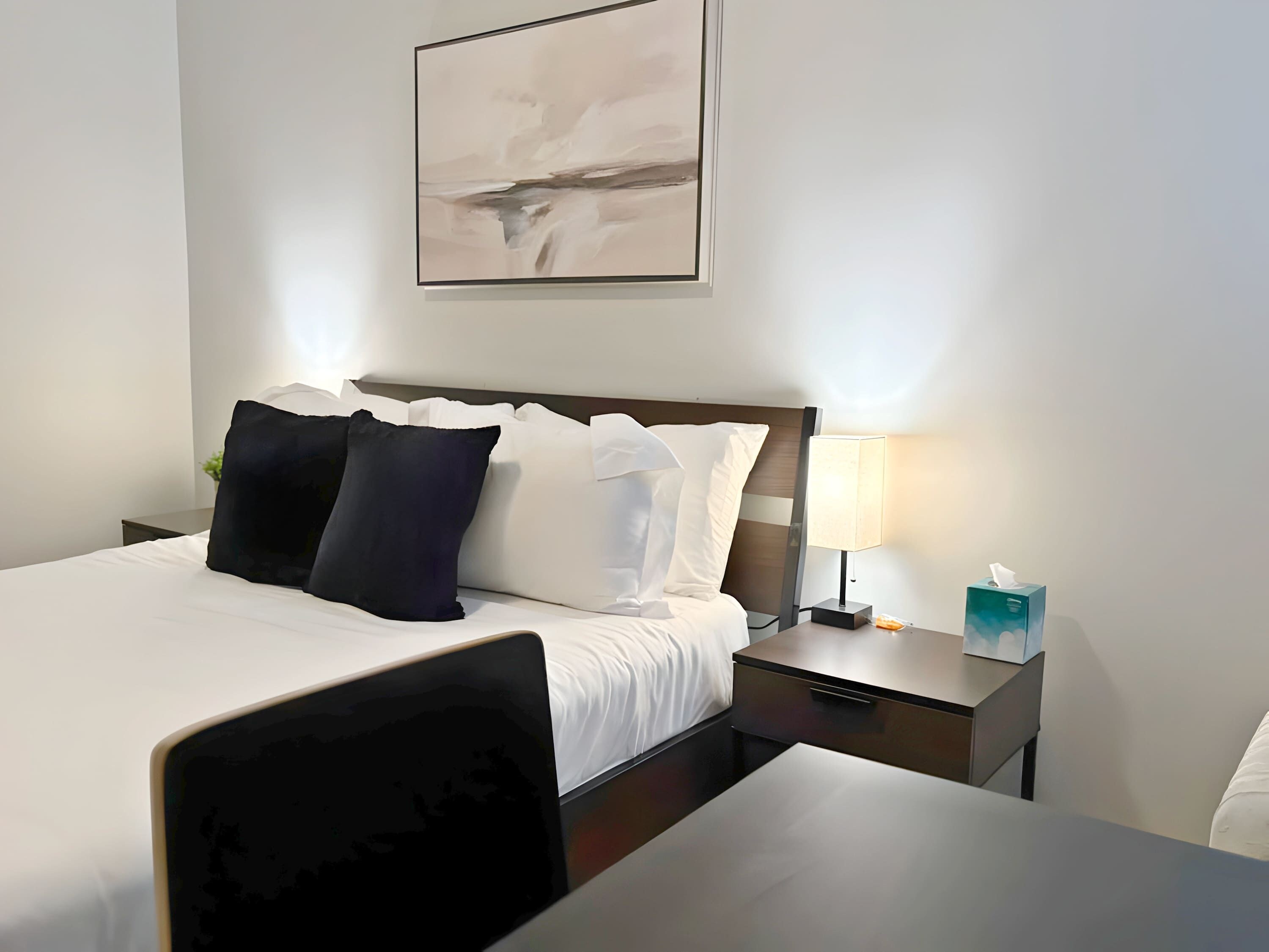 Iron/ironing board, travel cot, WiFi, bed sheets