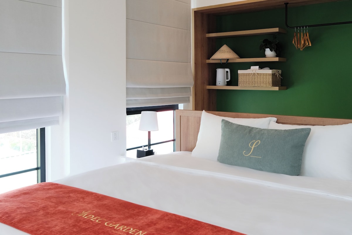 Luxury Double Room, Pool View | In-room safe, blackout curtains, soundproofing