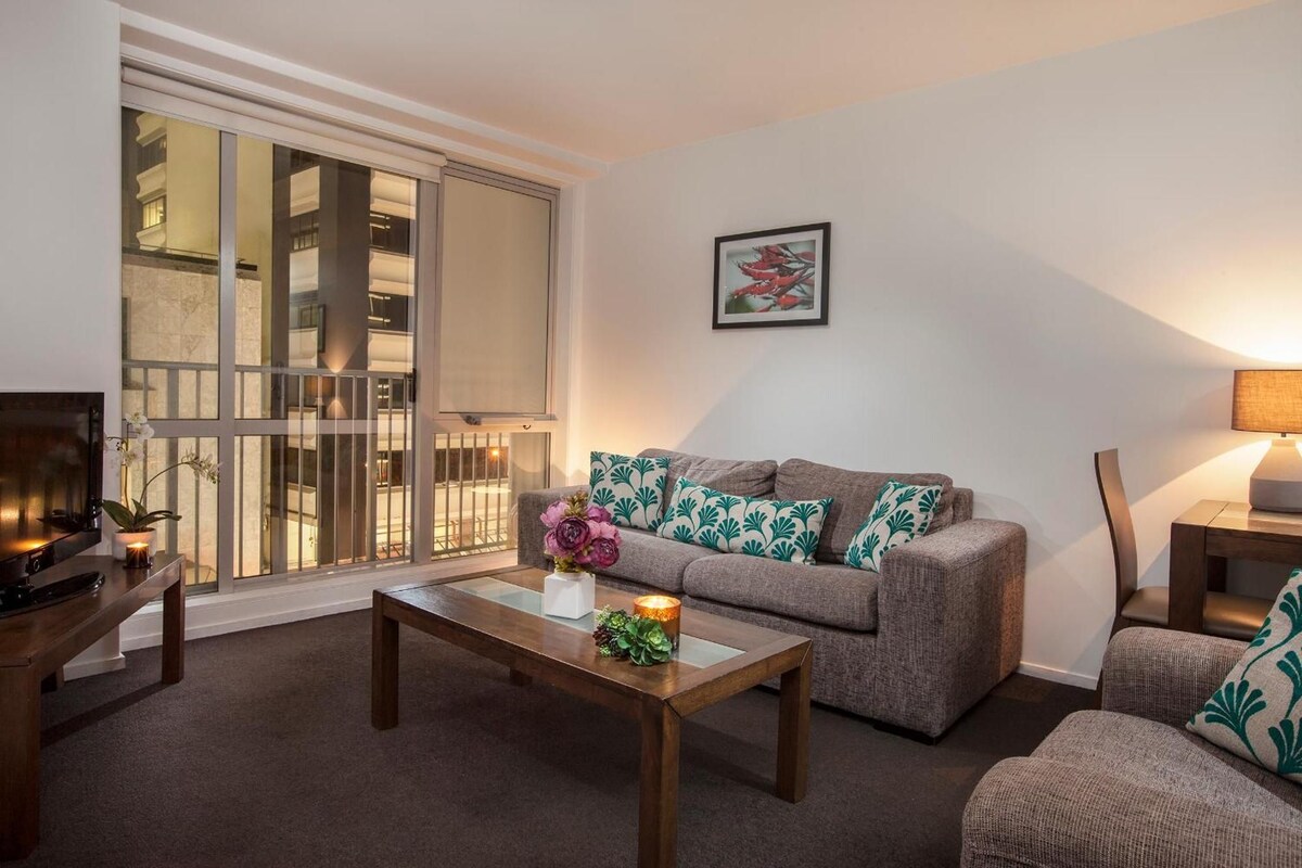 Standard-Apartment, 1 Schlafzimmer, Balkon | Wohnbereich