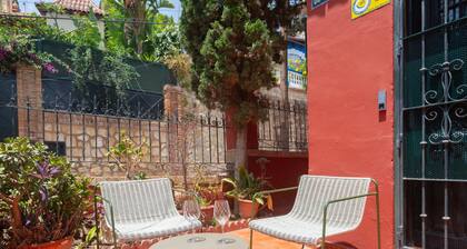 Traditional house with patio near the Baños del Carmen