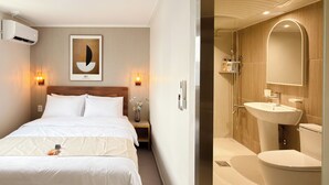 Phòng Deluxe, quang cảnh sân vườn | Phòng tắm | Đồ dùng nhà tắm miễn phí, máy sấy tóc, khăn tắm, xà phòng 