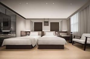 Kamar Twin Mewah, Pembersihan Kamar, pemandangan kota | Spa