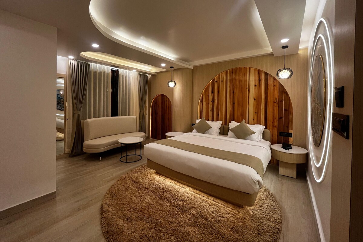Quarto casal luxo | Wi-Fi de cortesia