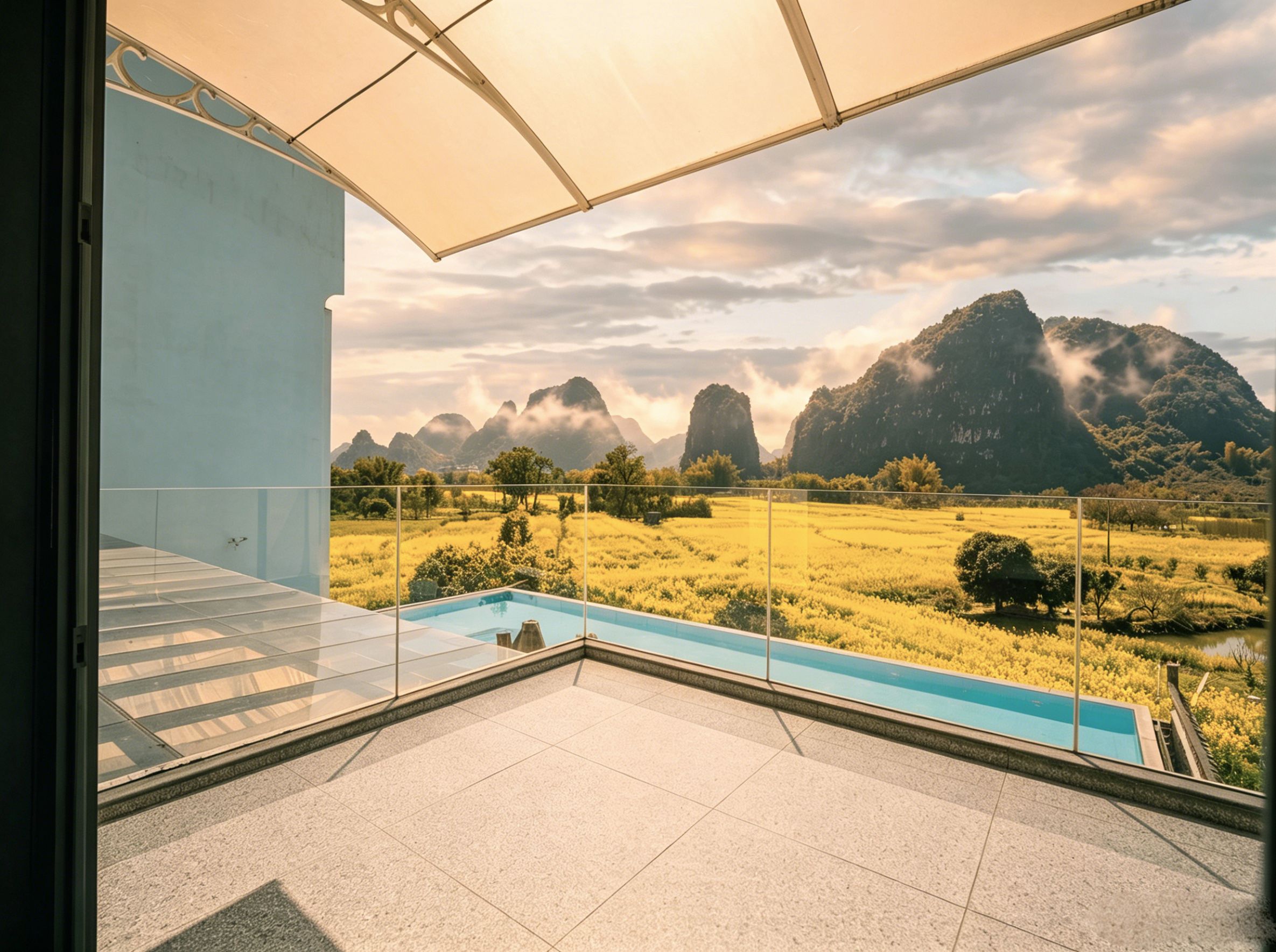 Deluxe Studio Suite, Hill View | Terrace/patio