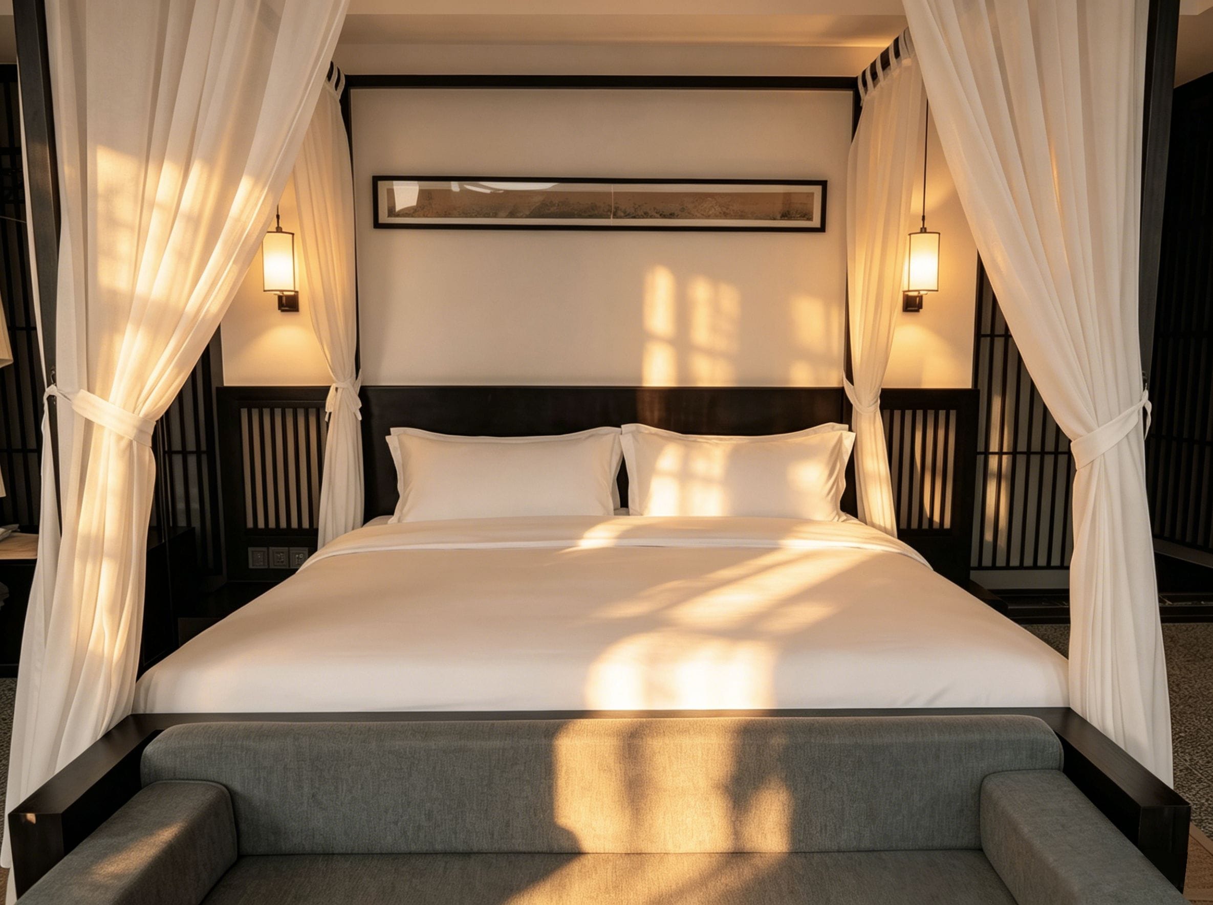 Luxury Studio Suite, Hill View | Blackout drapes, WiFi (free), bed sheets