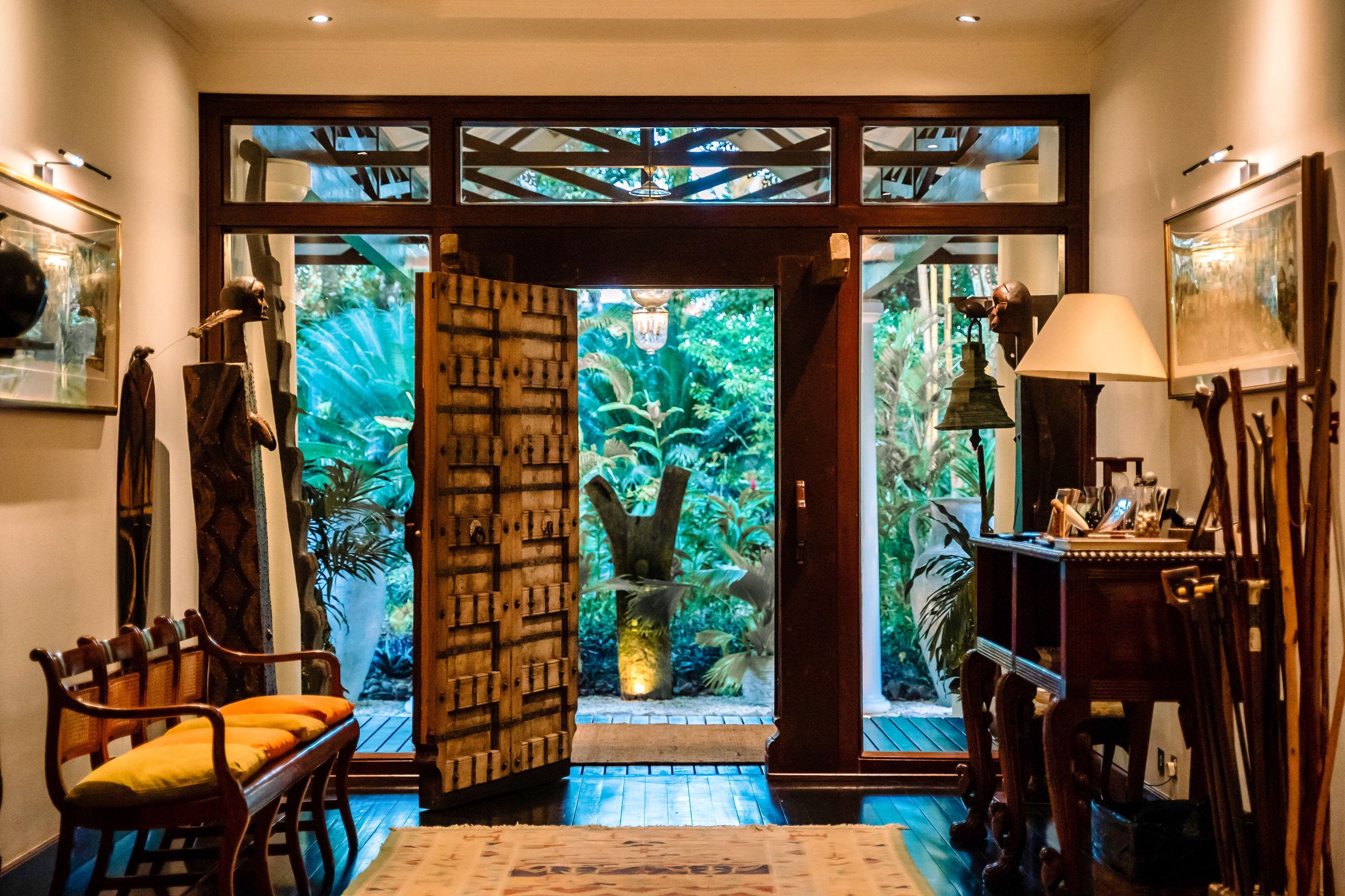 Interior entrance