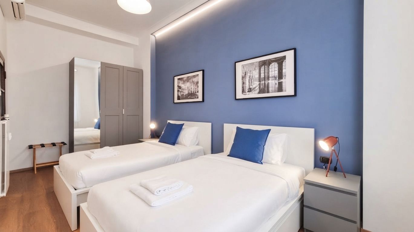 Apartment (2 Bedrooms) | 2 bedrooms, laptop workspace, iron/ironing board, bed sheets