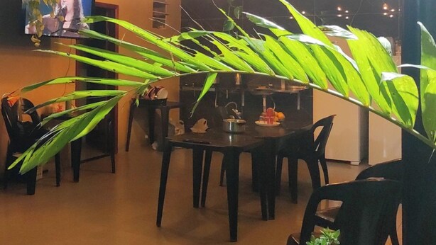 Dining - Retreat with camping space and gourmet area. (Guarapari)