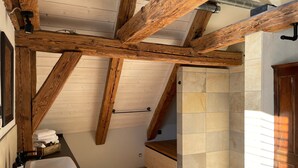 Shower, hair dryer, towels - DG Apartment alpenchic with Balcony in Ottobeuren – Sleeps 2 (Ottobeuren)