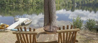 Lakefront Crystal Falls Home w/ Private Dock