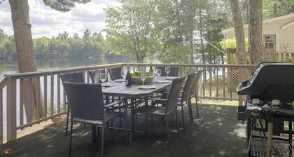 Lakefront Crystal Falls Home w/ Private Dock