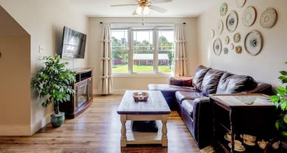 Fire Pit + Yard: Peaceful Nottoway County Apt