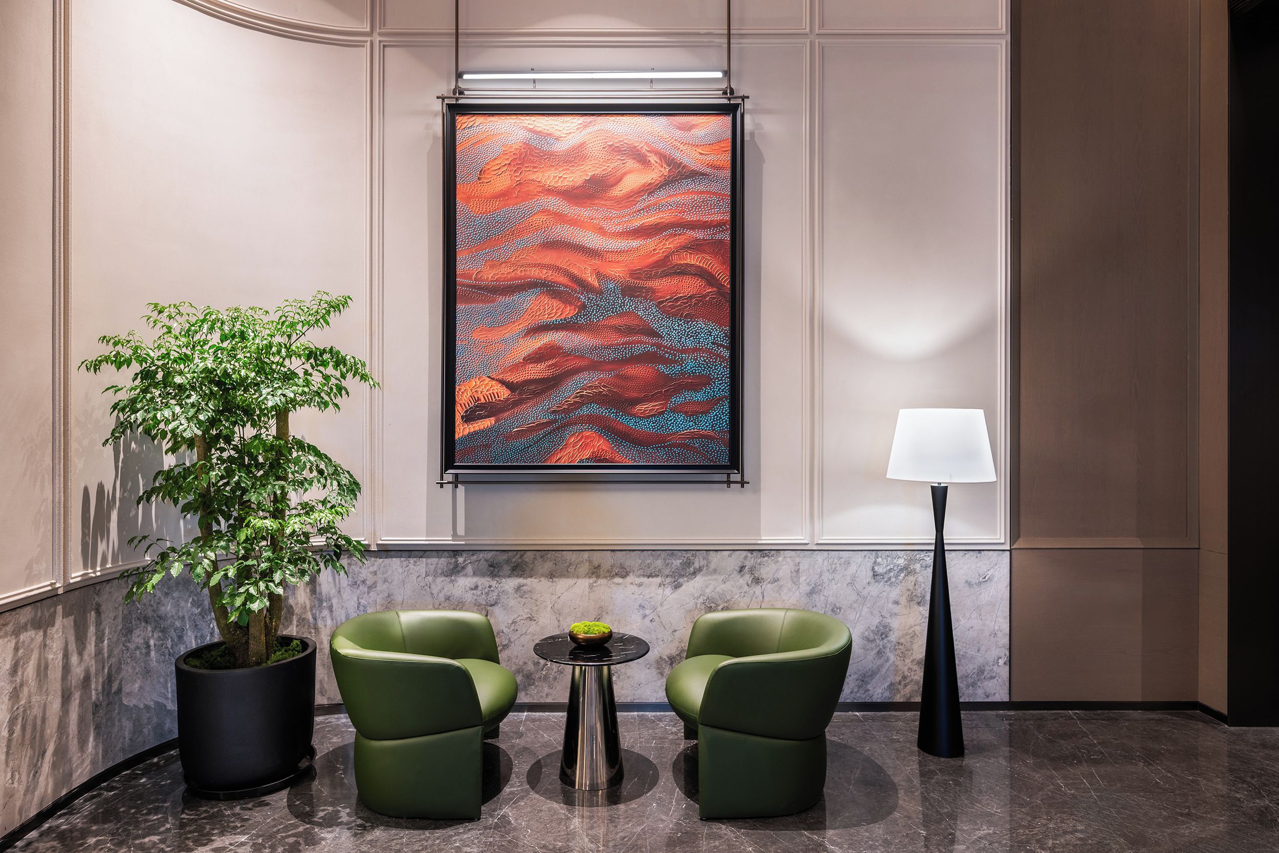 Sitzecke in der Lobby