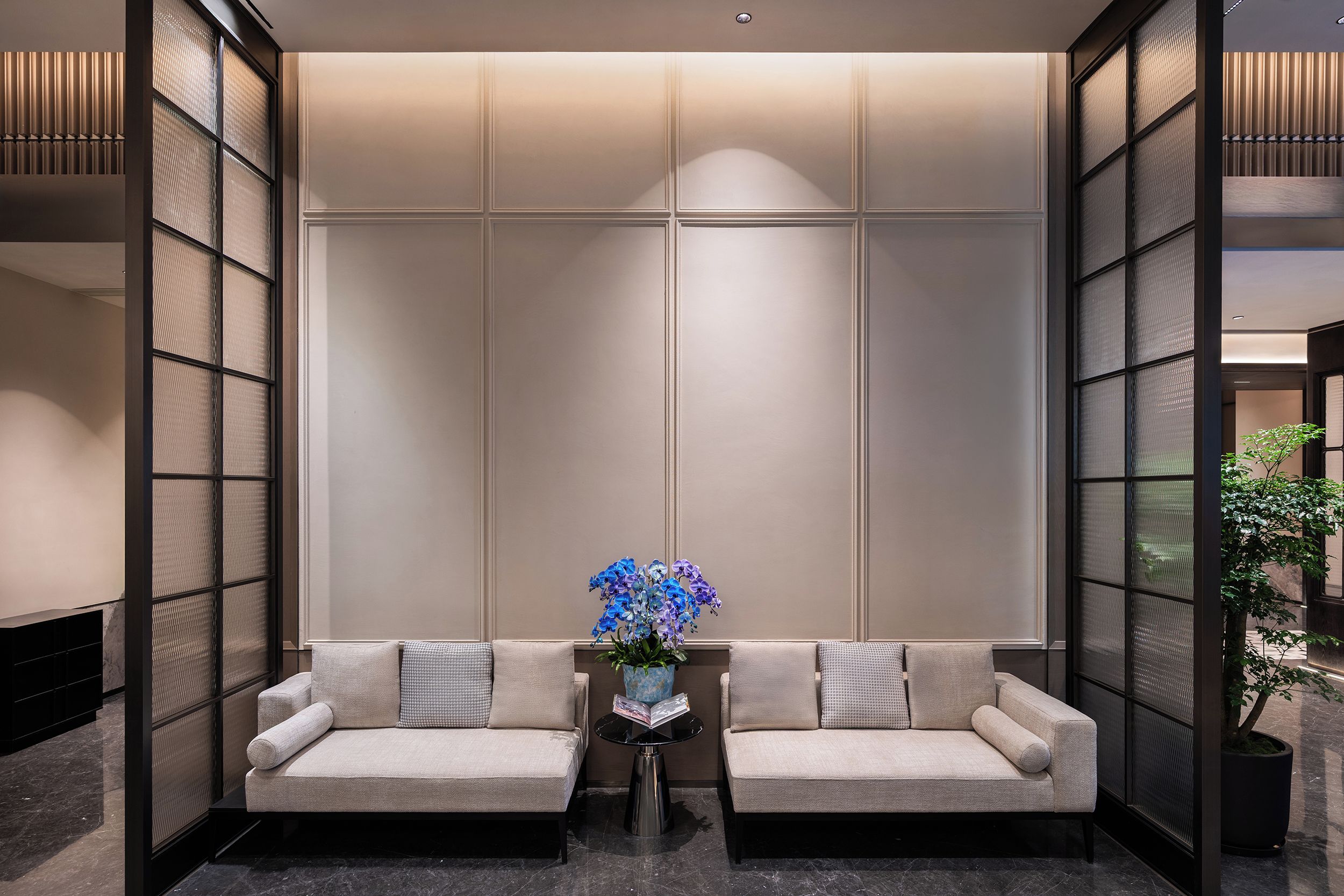 Lobby sitting area