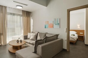 Living Room - Coastal Villa with a Pool for 6 in Syvota, Greece (Syvota)