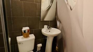 Free toiletries, hair dryer, towels, soap