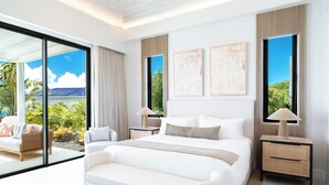Villa de lujo, 4 habitaciones, alberca privada, vista al océano | Tabla de planchar con plancha y wifi gratis 
